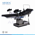 With embedded electric hydraulic surgery clinic mobile operating table